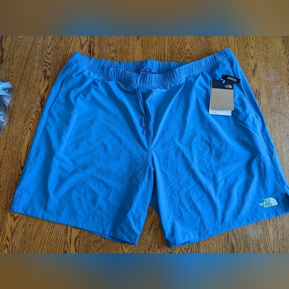 The North Face Wander blue flashdry shorts, mens 3XL or woman's 2x, NWT - Picture 14 of 15